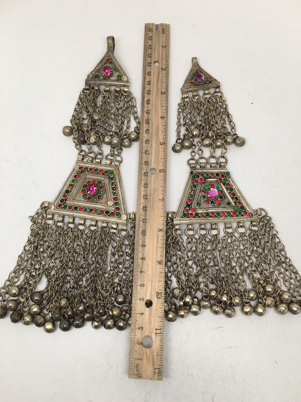 300 Grams Vintage Afghan Khosti Kuchi Pendant Jingle Chain Boho ATS, KC280 - watangem.com