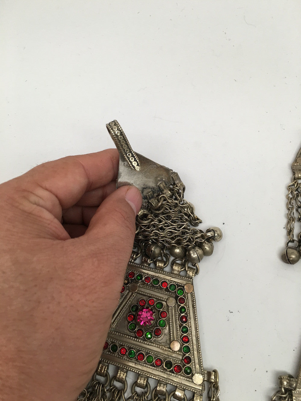 300 Grams Vintage Afghan Khosti Kuchi Pendant Jingle Chain Boho ATS, KC280 - watangem.com