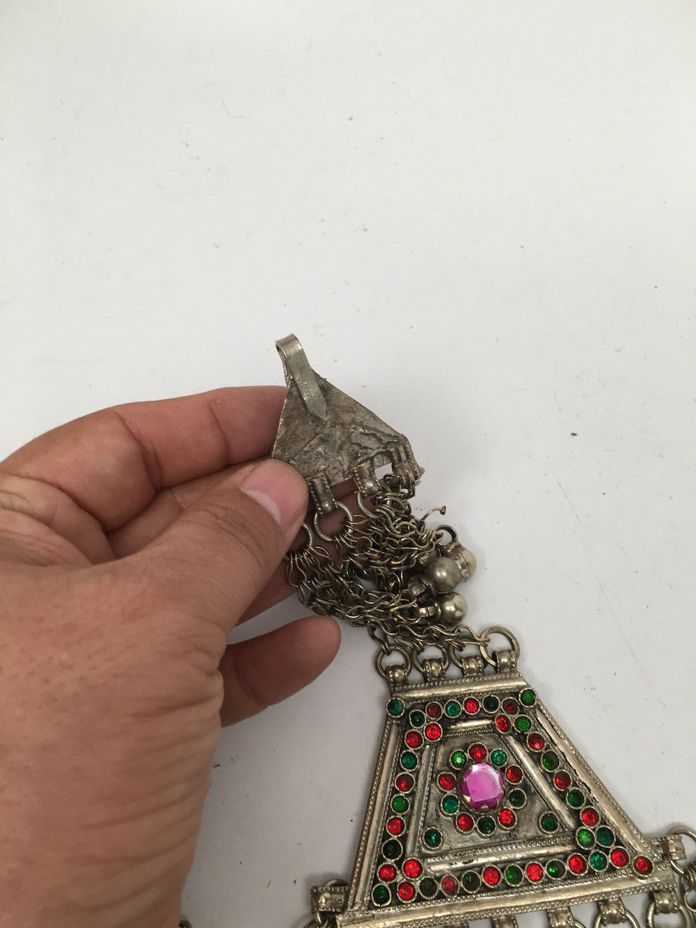 300 Grams Vintage Afghan Khosti Kuchi Pendant Jingle Chain Boho ATS, KC280 - watangem.com