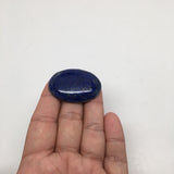 17.9Grams Natural Oval Shape Lapis Lazuli Cabochon Flat Bottom @Afghanistan,C352