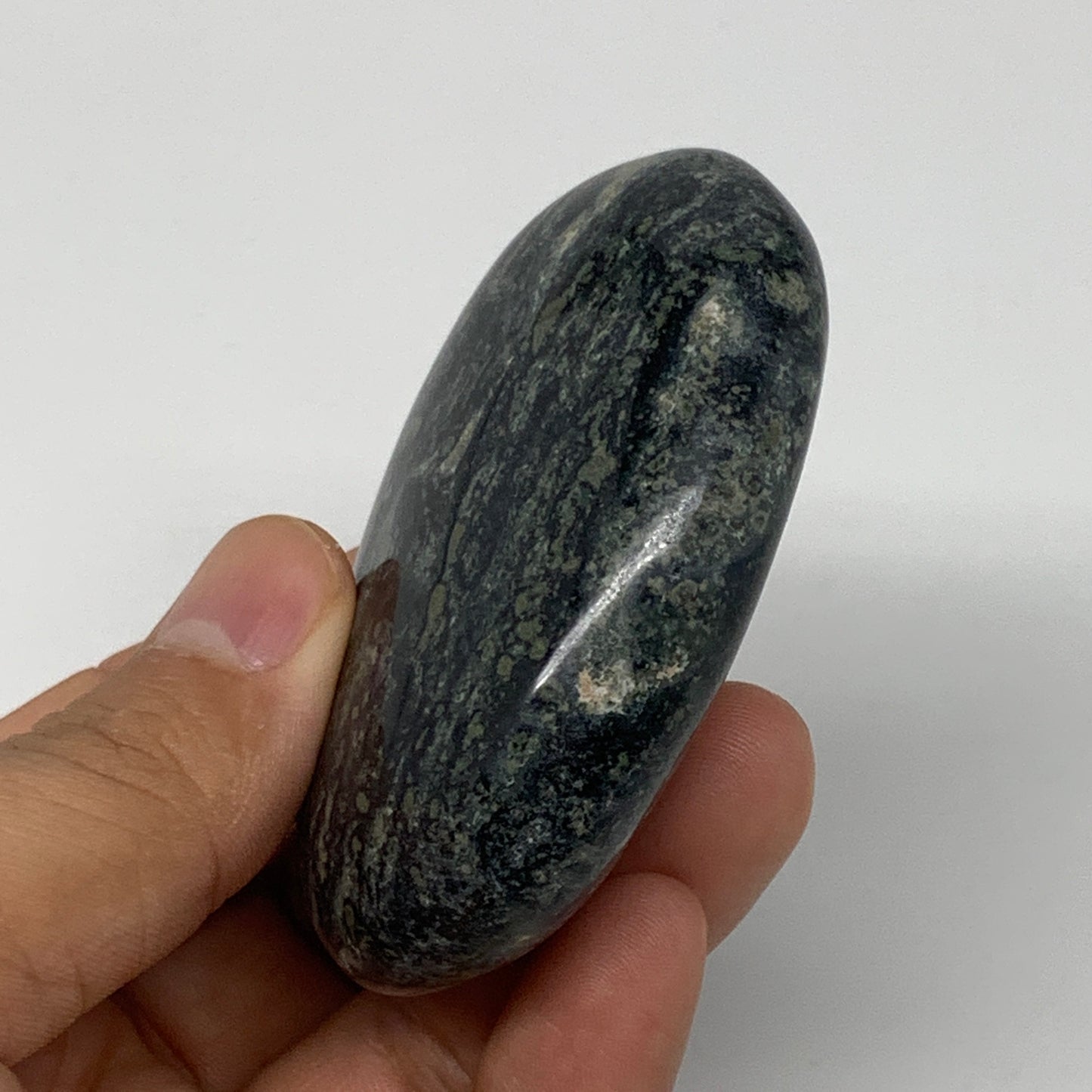 117.4g, 2.7"x1.9"x0.9", Kambaba Jasper Palm-Stone Reiki @Madagascar,B10419