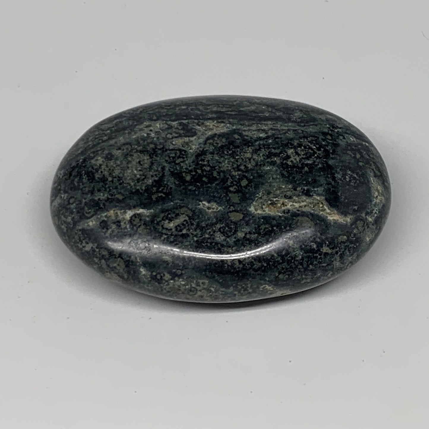 117.4g, 2.7"x1.9"x0.9", Kambaba Jasper Palm-Stone Reiki @Madagascar,B10419