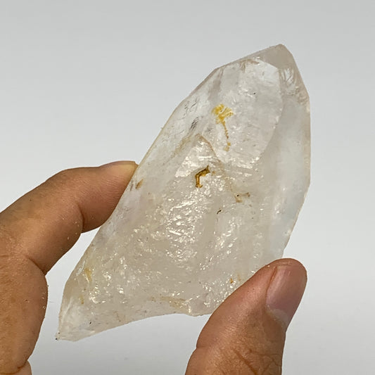 97.8g, 3.3"x1.6"x1.1", Lemurian Quartz Crystal Mineral Specimens @Brazil, B19280