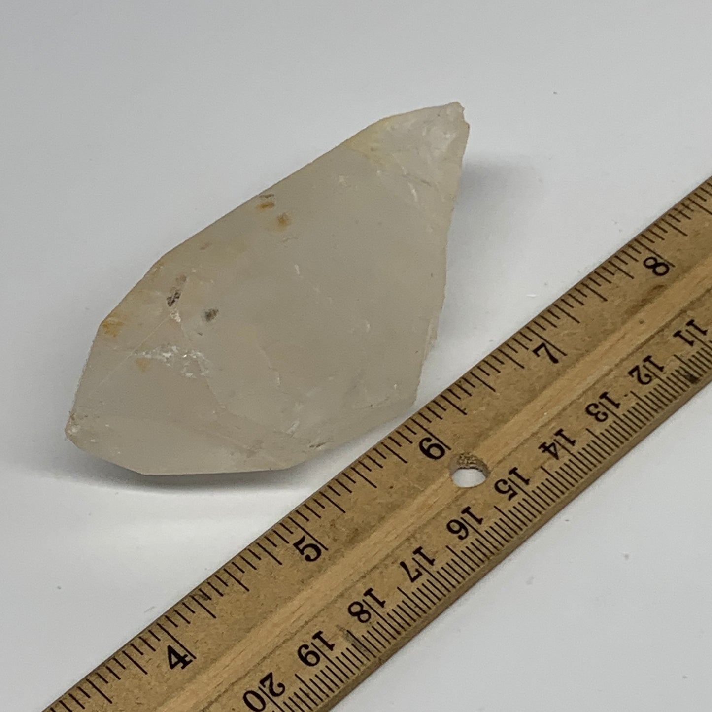 97.8g, 3.3"x1.6"x1.1", Lemurian Quartz Crystal Mineral Specimens @Brazil, B19280