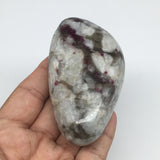 192.2g,3.3"x1.9"x1.4" Tourmaline Rubellite Palm Stone Reiki @Madagascar,MSP1141
