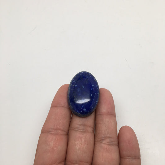 16.2Grams Natural Oval Shape Lapis Lazuli Cabochon Flat Bottom @Afghanistan,C361