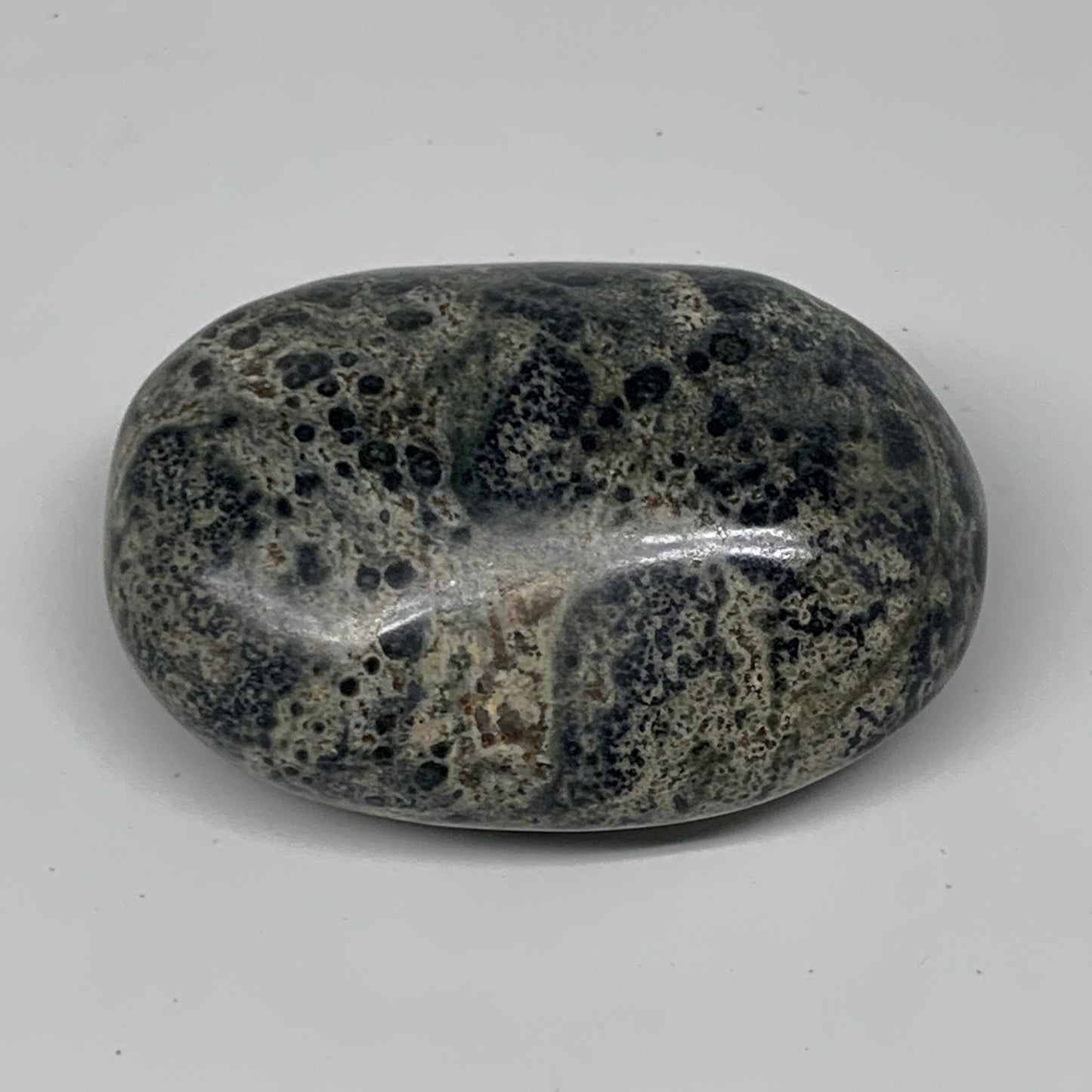 80.6g, 2.2"x1.6"x0.9", Kambaba Jasper Palm-Stone Reiki @Madagascar,B10424