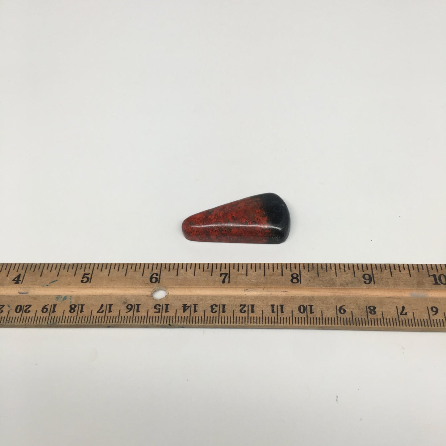 14g, 1.7"x 0.85"x9mm Sonora Sunset Chrysocolla Cuprite Cabochon @Mexico,SC347