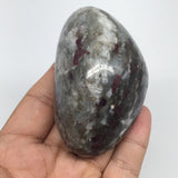 189.7g,3.1"x1.9"x1.6" Tourmaline Rubellite Palm Stone Reiki @Madagascar,MSP1122