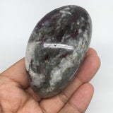 189.7g,3.1"x1.9"x1.6" Tourmaline Rubellite Palm Stone Reiki @Madagascar,MSP1122