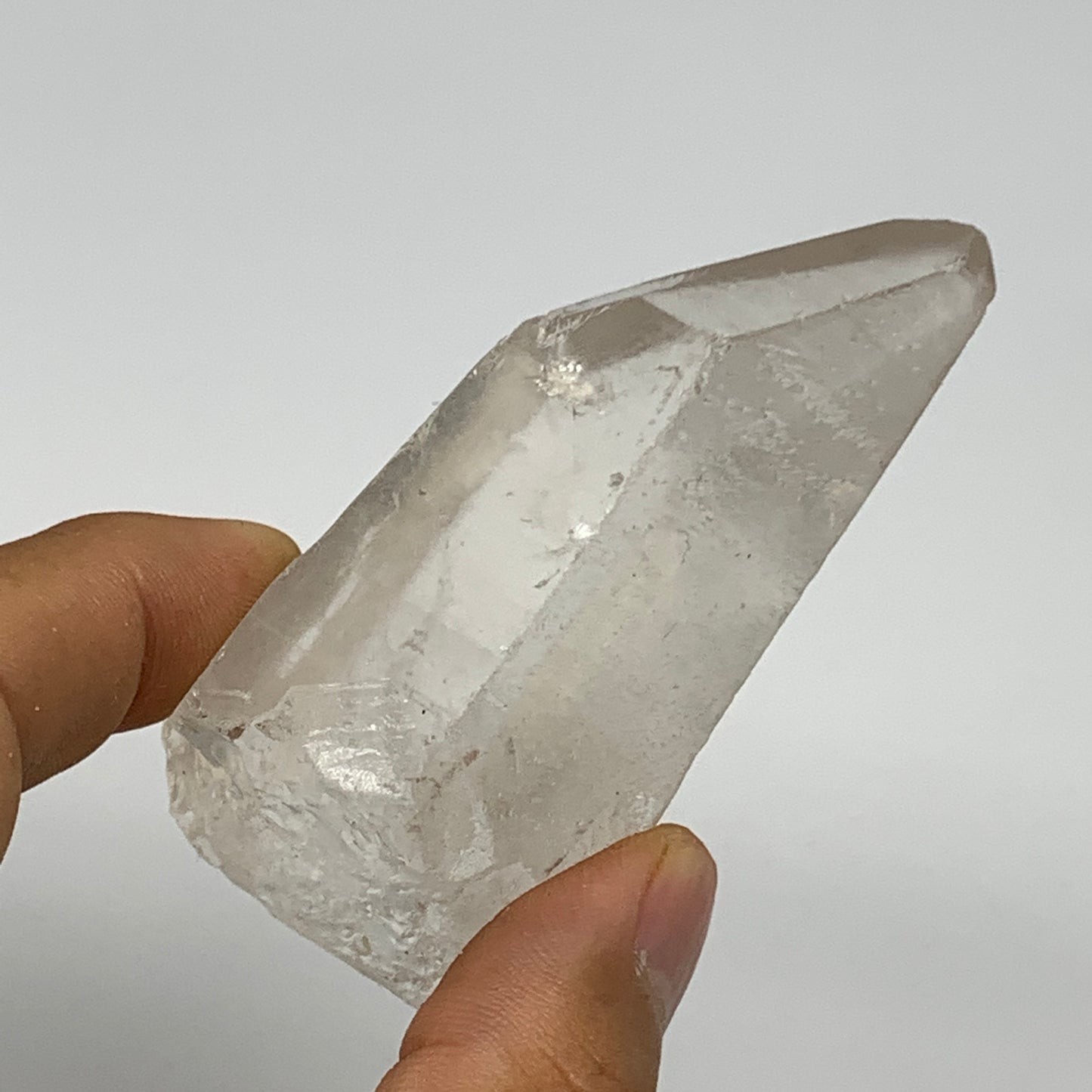 95.1g, 2.9"x1.4"x1.1", Lemurian Quartz Crystal Mineral Specimens @Brazil, B19296