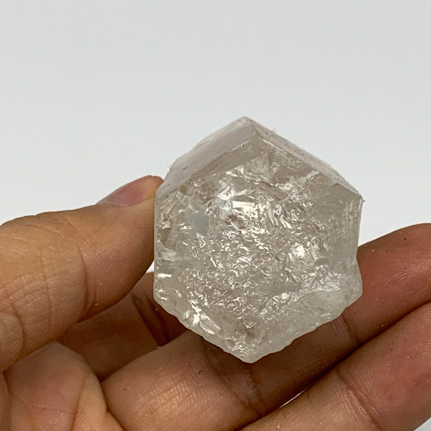 95.1g, 2.9"x1.4"x1.1", Lemurian Quartz Crystal Mineral Specimens @Brazil, B19296