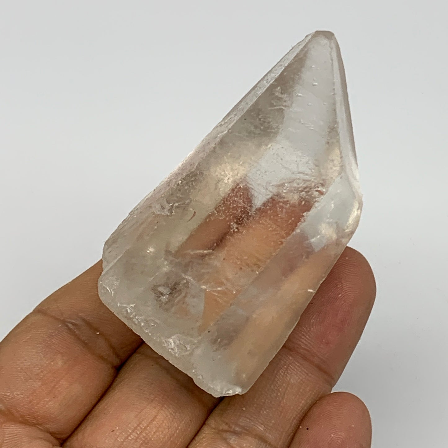 95.1g, 2.9"x1.4"x1.1", Lemurian Quartz Crystal Mineral Specimens @Brazil, B19296