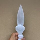 435g,13.75"x2.2"x0.9"Natural Selenite Crystal Knife (Satin Spar) @Morocco,B24099
