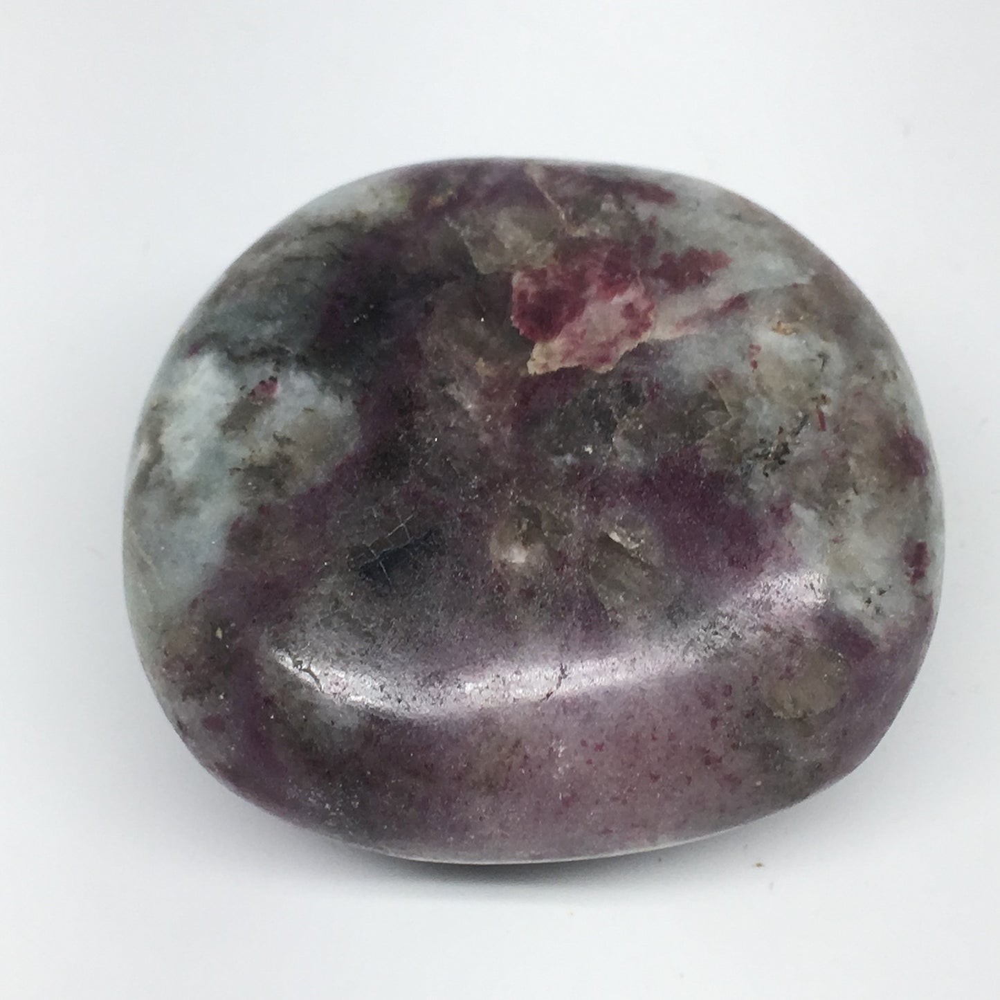 172.1g,2.4"x2.3"x1.3" Tourmaline Rubellite Palm Stone Reiki @Madagascar,MSP1119