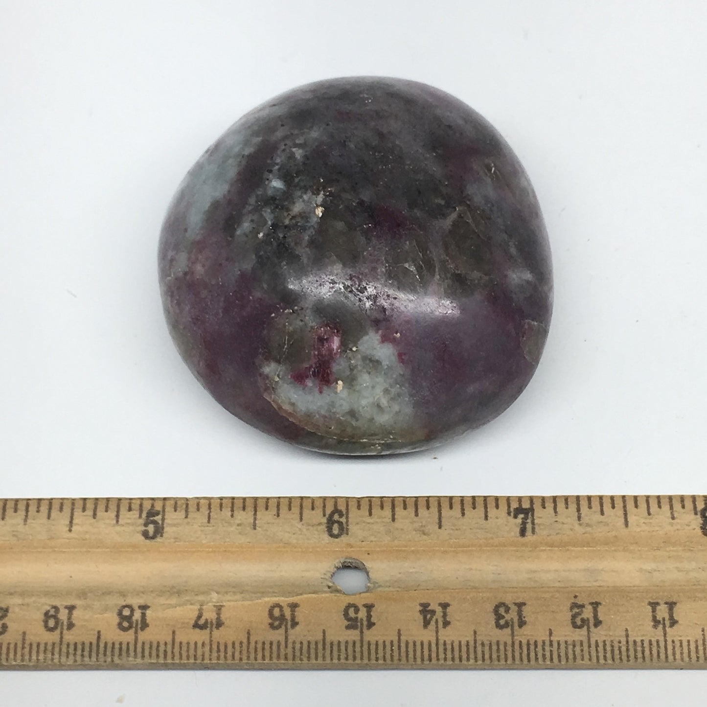 172.1g,2.4"x2.3"x1.3" Tourmaline Rubellite Palm Stone Reiki @Madagascar,MSP1119