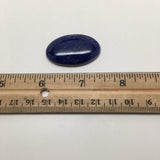 12.4Grams Natural Oval Shape Lapis Lazuli Cabochon Flat Bottom @Afghanistan,C395 - watangem.com