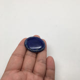 12.6Grams Natural Oval Shape Lapis Lazuli Cabochon Flat Bottom @Afghanistan,C399 - watangem.com