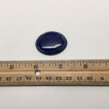 12.6Grams Natural Oval Shape Lapis Lazuli Cabochon Flat Bottom @Afghanistan,C399 - watangem.com