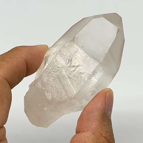 97g, 2.8"x1.4"x1.2", Lemurian Quartz Crystal Mineral Specimens @Brazil, B19302