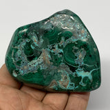 237g,2.5"x2.5"x1.4" Natural Azurite Malachite Freeform Polished @Congo, B18484