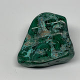 237g,2.5"x2.5"x1.4" Natural Azurite Malachite Freeform Polished @Congo, B18484