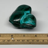 264.6g,2.8"x2.3"x1.5" Natural Azurite Malachite Freeform Polished @Congo, B18485