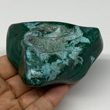 345.1g,3.3"x2.7"x1.5" Natural Azurite Malachite Freeform Polished @Congo, B18486