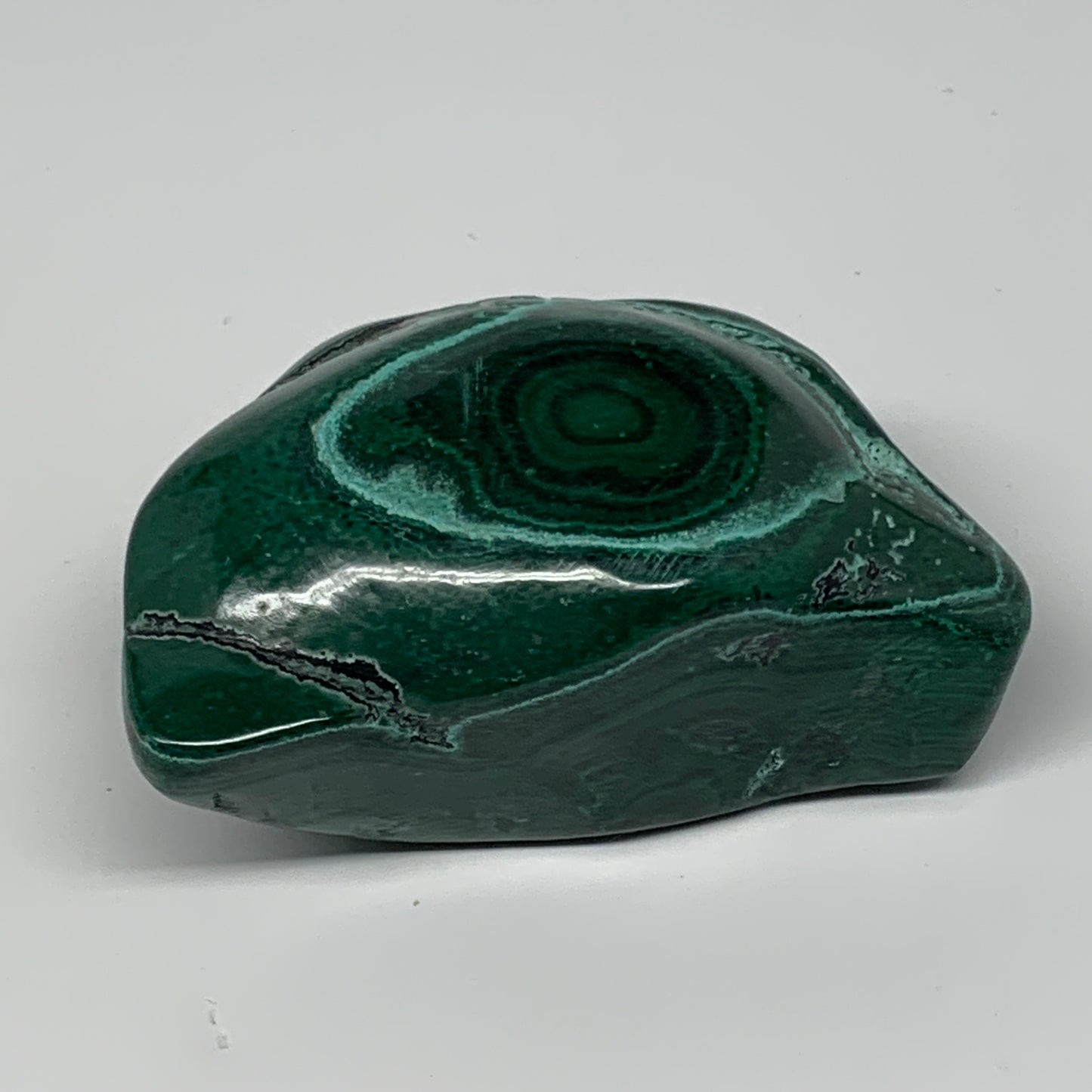 345.1g,3.3"x2.7"x1.5" Natural Azurite Malachite Freeform Polished @Congo, B18486