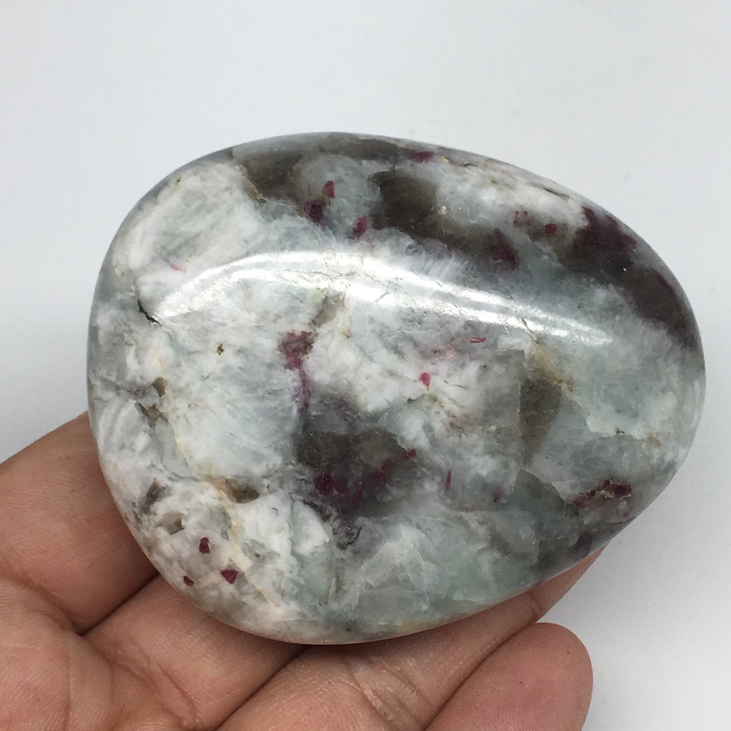 172.2g,2.6"x2.1"x1.4" Tourmaline Rubellite Palm Stone Reiki @Madagascar,MSP1108