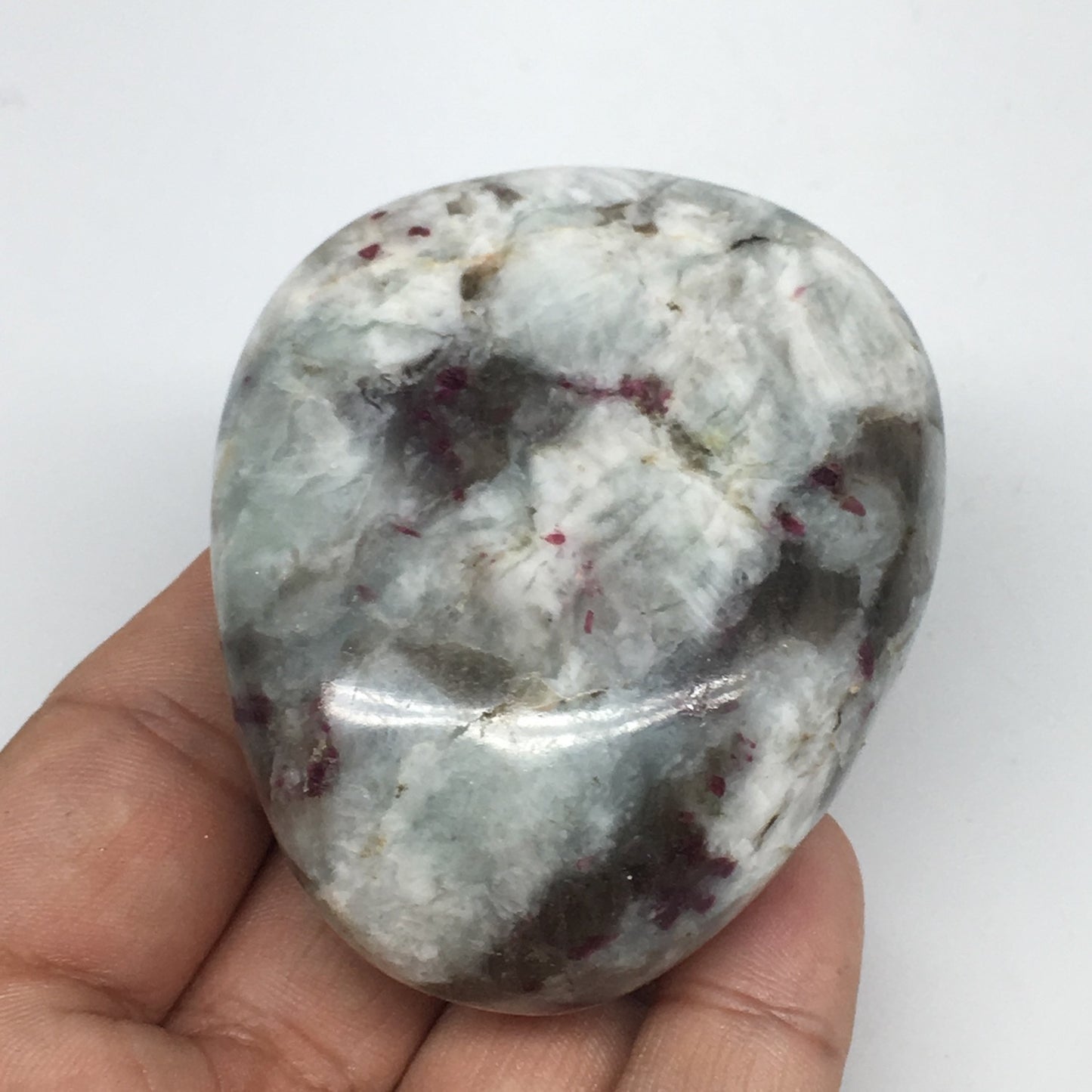 172.2g,2.6"x2.1"x1.4" Tourmaline Rubellite Palm Stone Reiki @Madagascar,MSP1108
