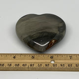 192.8g, 2.5"x2.9"x1.2" Polychrome Jasper Heart Polished Healing Crystal, B17731