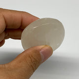 65g, 2.2"x1.7"x0.8", White Satin Spar (Selenite) Palmstone Crystal Gypsum, B2258