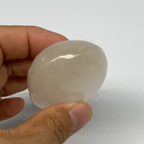 90g, 2.3"x1.7"x1", White Satin Spar (Selenite) Palmstone Crystal Gypsum, B22586