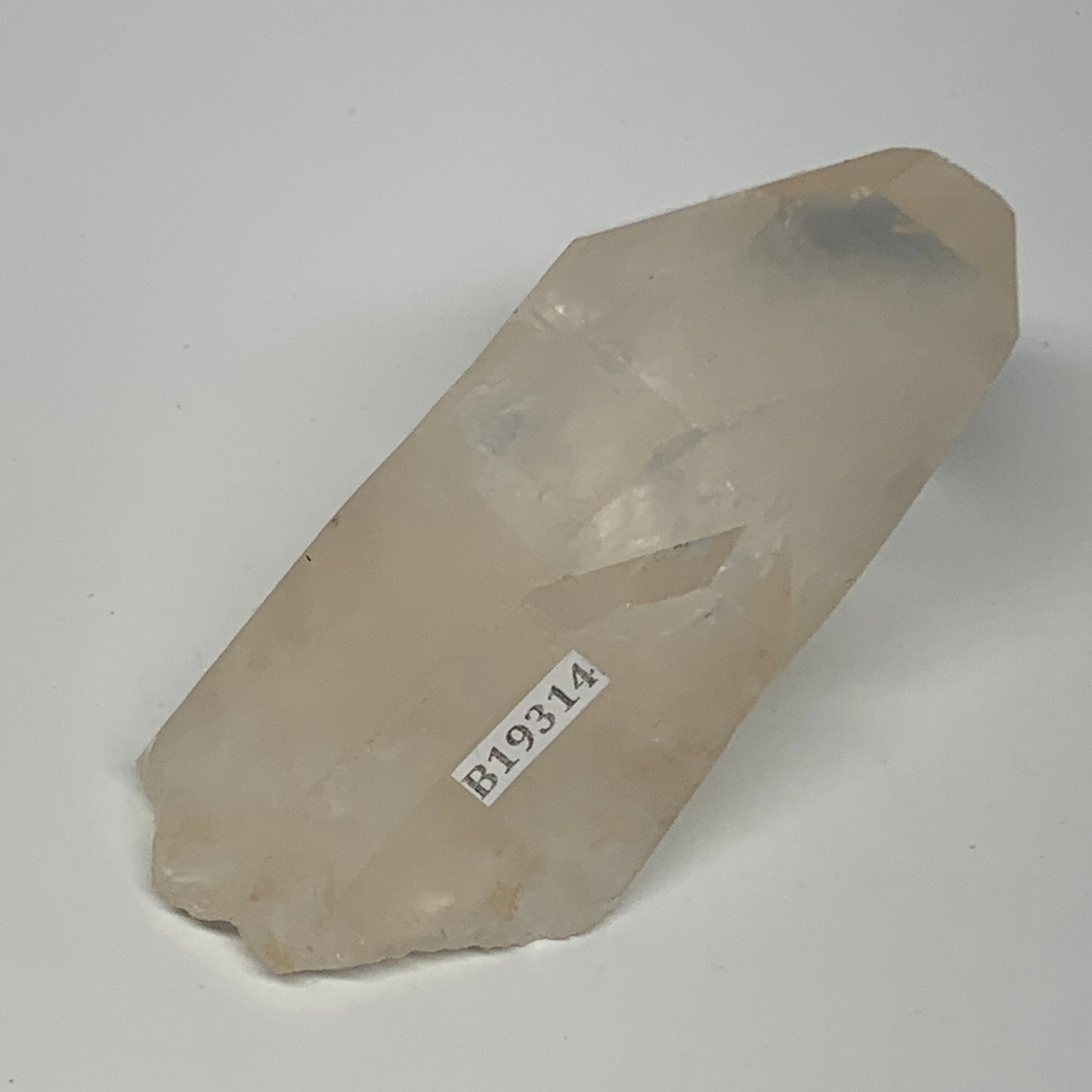 144.1g, 3.6"x1.7"x1.5", Lemurian Quartz Crystal Mineral Specimens @Brazil, B1931