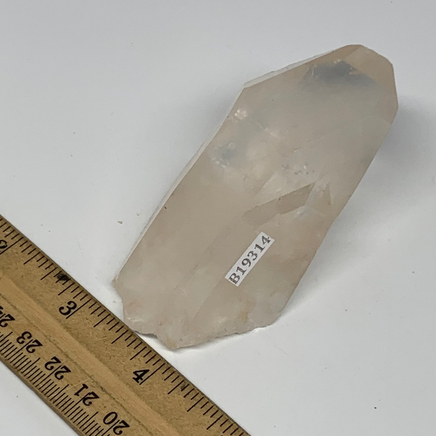 144.1g, 3.6"x1.7"x1.5", Lemurian Quartz Crystal Mineral Specimens @Brazil, B1931