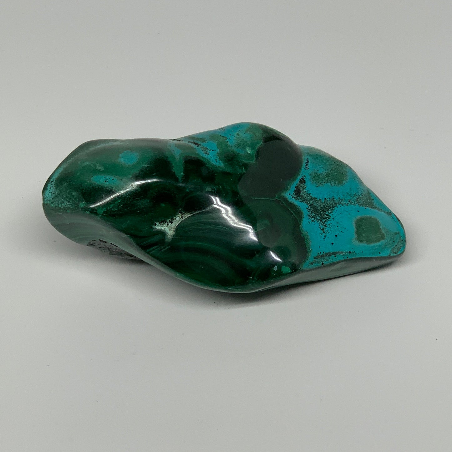 209.3g,3.5"x1.9"x1.3" Natural Azurite Malachite Freeform Polished @Congo, B18498