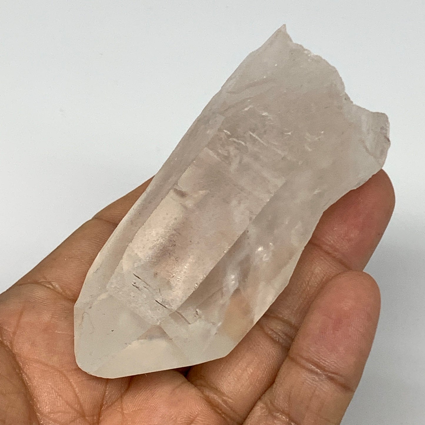 142.6g, 3.2"x1.5"x1.2", Lemurian Quartz Crystal Mineral Specimens @Brazil, B1931
