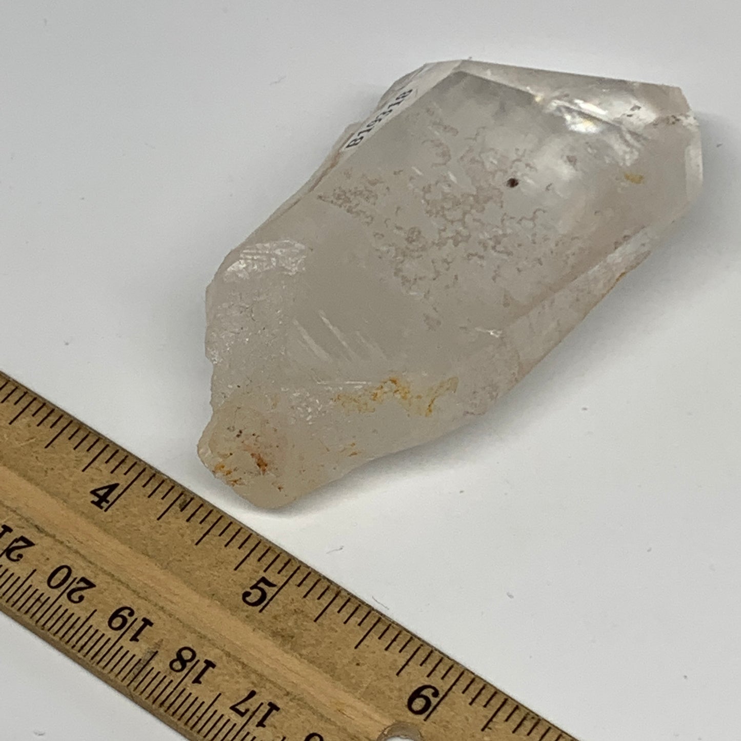 126.7g, 3.4"x1.9"x1", Lemurian Quartz Crystal Mineral Specimens @Brazil, B19318