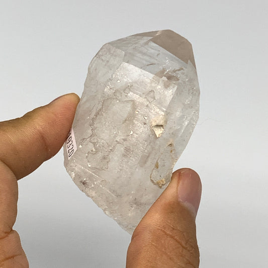 72.8g, 2.4"x1.5"x1", Lemurian Quartz Crystal Mineral Specimens @Brazil, B19320