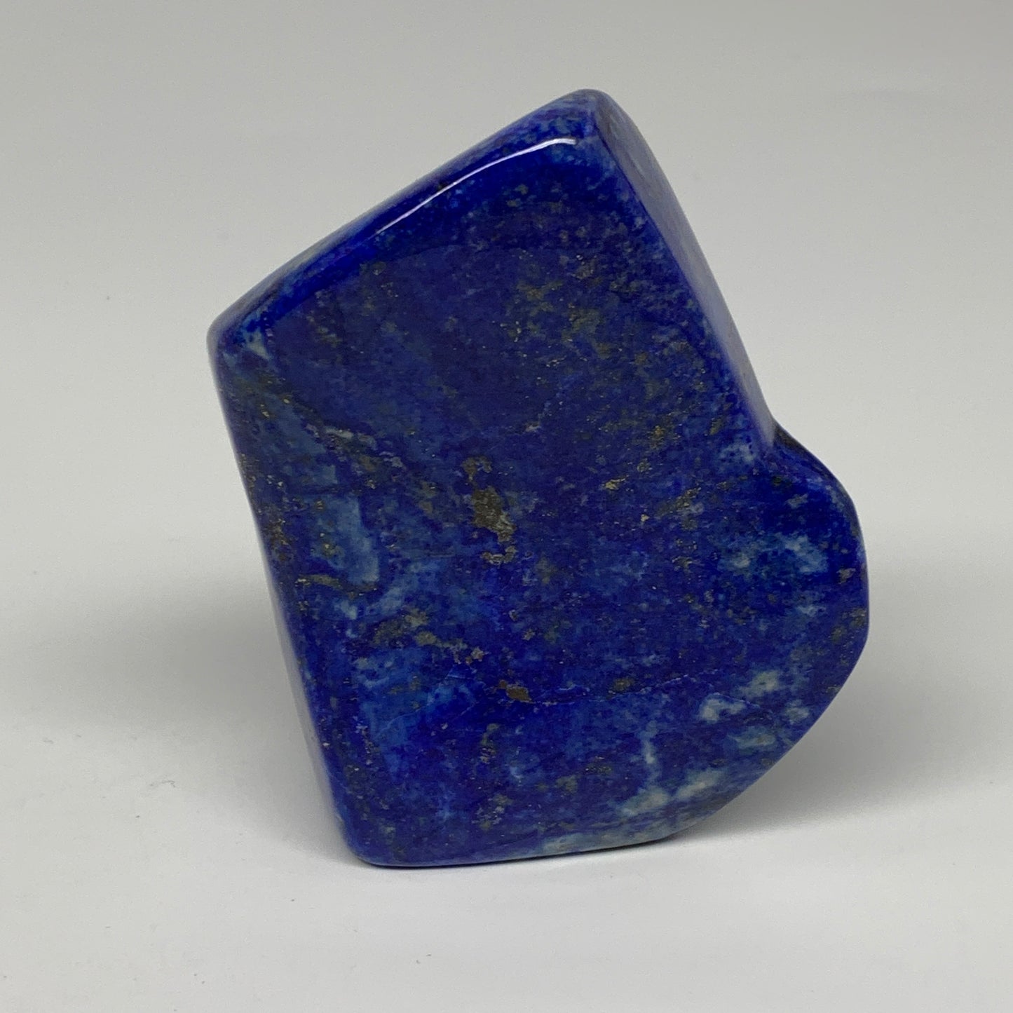 0.87 lbs, 4.2"x3.2"x1.2", Natural Polished Freeform Lapis Lazuli @Afghanistan, B