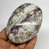 222.2g,3.2"x2.4"x1.3" Tourmaline Rubellite Palm-Stone Reiki @Madagascar,B20883