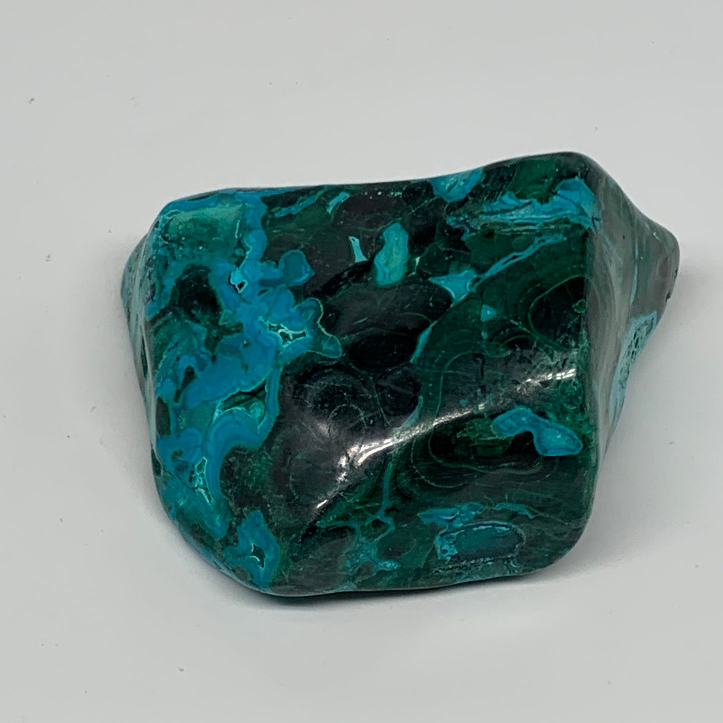 232.9g,3.1"x2.4"x1.4" Natural Azurite Malachite Freeform Polished @Congo, B18511