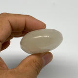 77g, 2.4"x1.7"x0.9", White Satin Spar (Selenite) Palmstone Crystal Gypsum, B2260