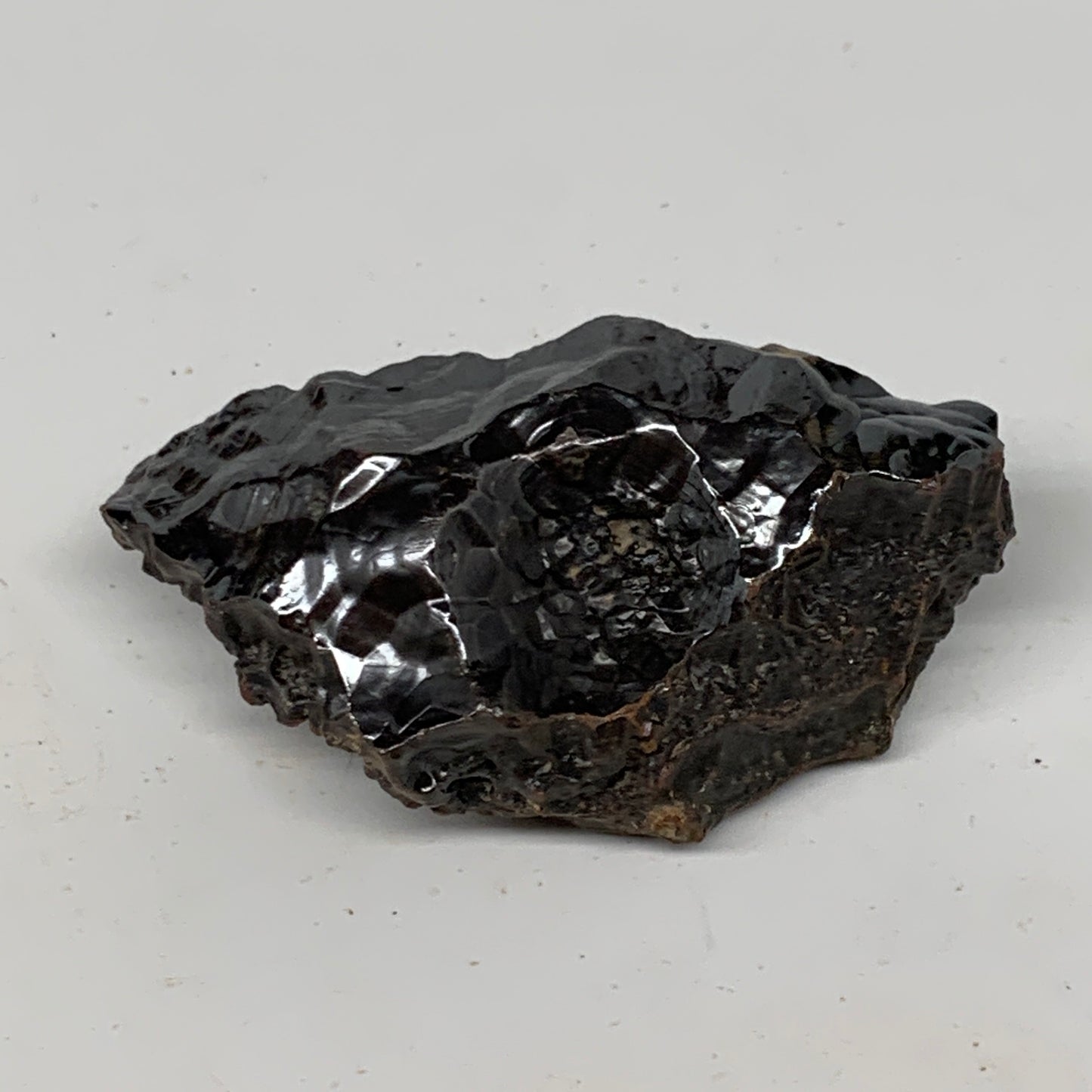 81.3g, 2.3"x1.2"x0.9" Rough Hematite Botryoidal Mineral Crystal @Morocco, B9609