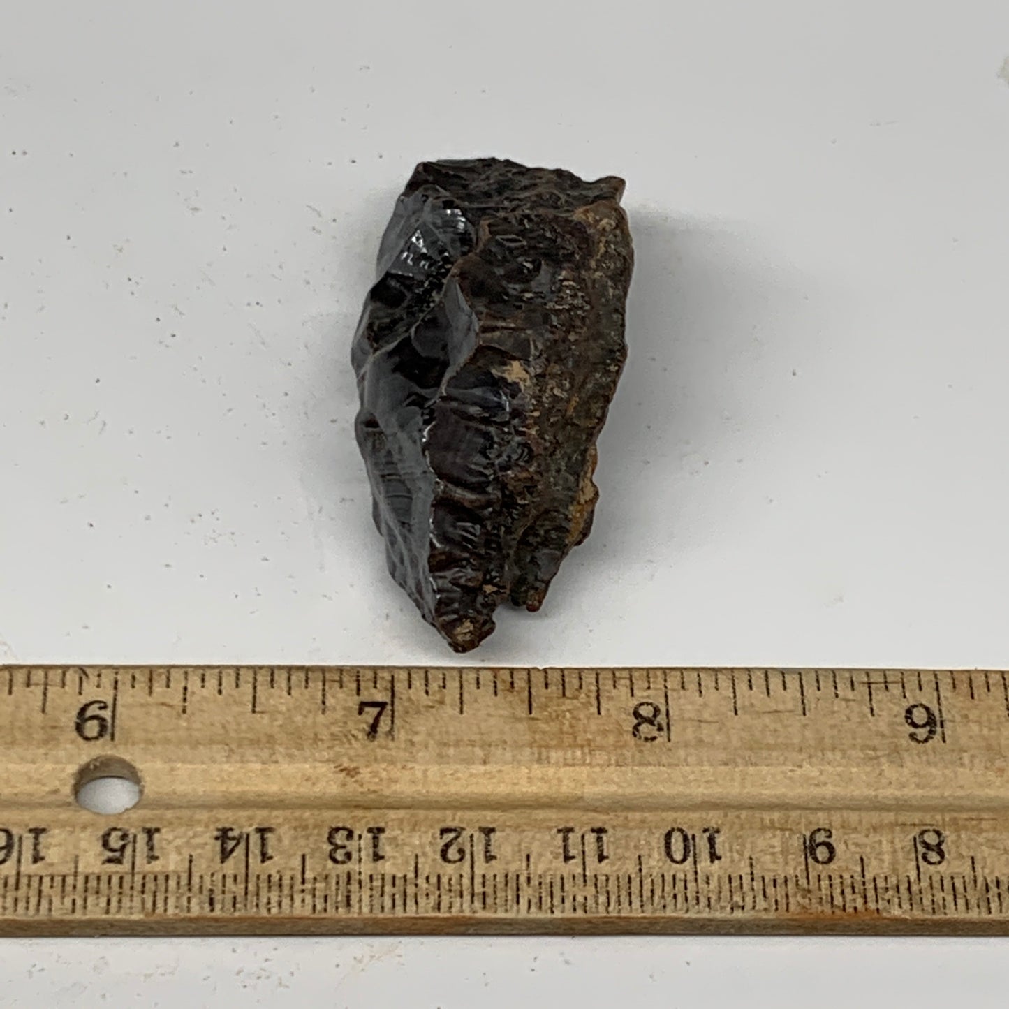 81.3g, 2.3"x1.2"x0.9" Rough Hematite Botryoidal Mineral Crystal @Morocco, B9609