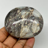 160.3g,2.8"x2.4"x1.1" Tourmaline Rubellite Palm-Stone Reiki @Madagascar,B20885