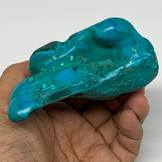 255.3g,3.6"x2.7"x1.6" Natural Azurite Malachite Freeform Polished @Congo, B18514