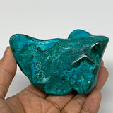 255.3g,3.6"x2.7"x1.6" Natural Azurite Malachite Freeform Polished @Congo, B18514