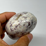249.2g,2.6"x2.4"x1.6" Tourmaline Rubellite Palm-Stone Reiki @Madagascar,B20887